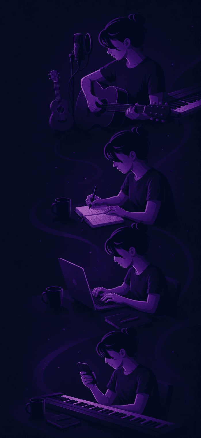 Background story illustration mobile